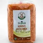 Organik Kırmızı Mercimek 750 g