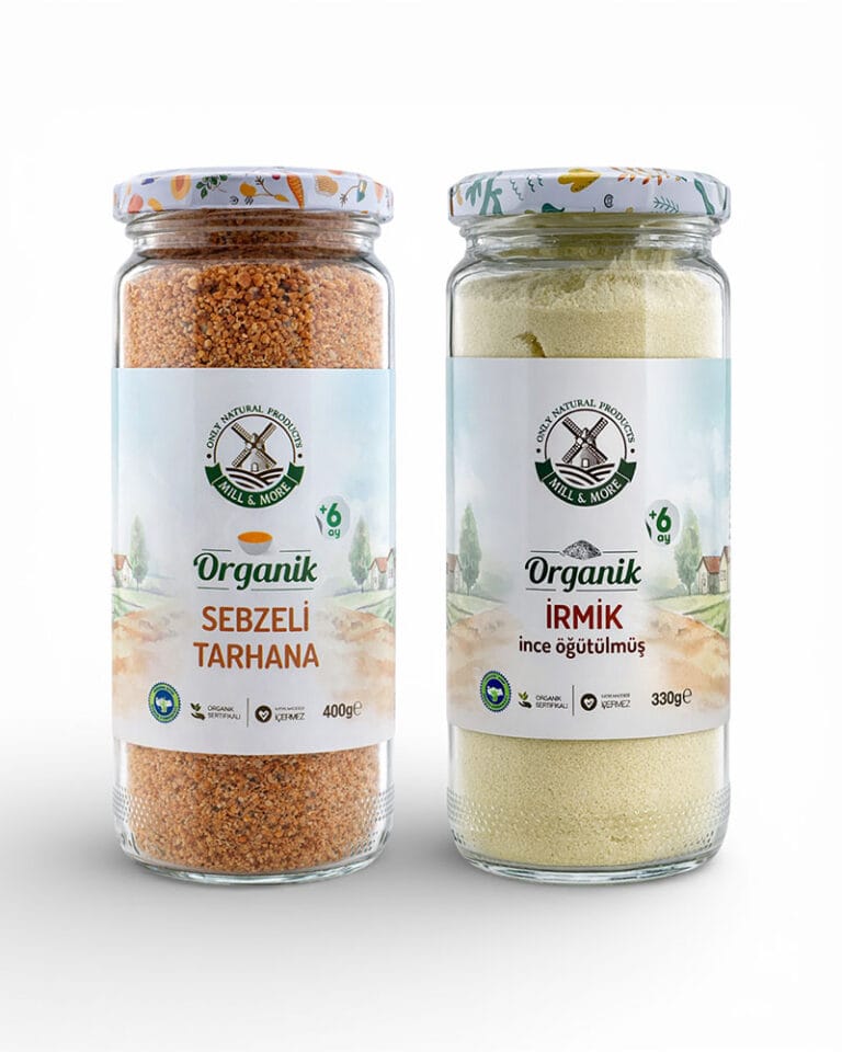 Organik Bebek Tarhana ve İrmik Seti