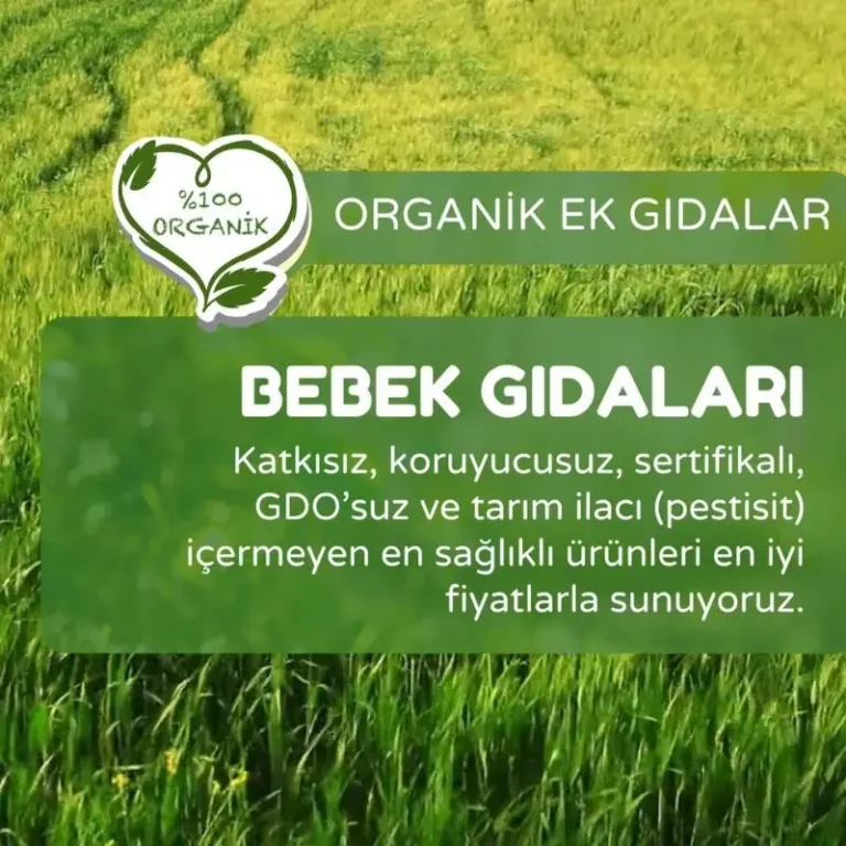 Organik Bebek Ek Gıdaları