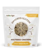 Naturiga Glutensiz Unsuz Sade Tohum Kraker 40 g Glutensiz • Vegan • Katkısız • Rafine Şekersiz