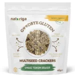 Naturiga Glutensiz Ispanaklı Unsuz Tohum Kraker 40 g