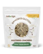 Naturiga Ispanaklı Unsuz Tohum Kraker 40 g Glutensiz • Vegan • Katkısız • Rafine Şekersiz