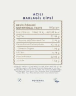 Potamya Acılı Baklagil Cipsi 50 g
