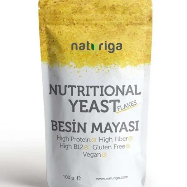 Besin Mayası (Nutritional Yeast) 100gr Yüksek oranda B kompleks vitaminleri,B12,folik asit ve çinko içeren,peynirimsi tatdaki Besin Mayası ile yepyeni tarifler yaratın!