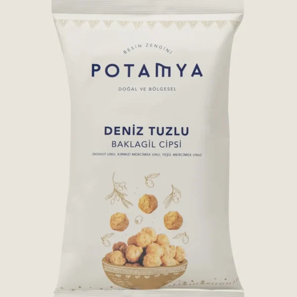 Potamya Deniz Tuzlu Baklagil Cipsi 50 g