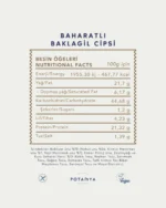 Potamya Baharatlı Baklagil Cipsi (50 g)