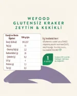 Wefood Glutensiz Zeytinli Kekikli Kraker 40 g