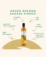 Doğal Ananas Sirkesi | Katkısız, Filtresiz, Sirke Anası İçerikli