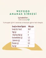 Doğal Ananas Sirkesi | Katkısız, Filtresiz, Sirke Anası İçerikli