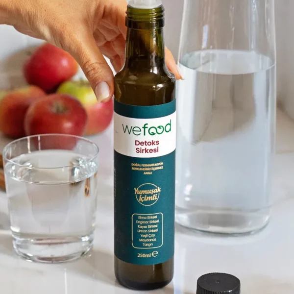 Doğal Detoks Sirkesi | Elma, Enginar, Limon ve Kayısı Karışımı