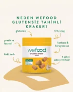 Wefood Glutensiz Tahinli Kraker 40 g