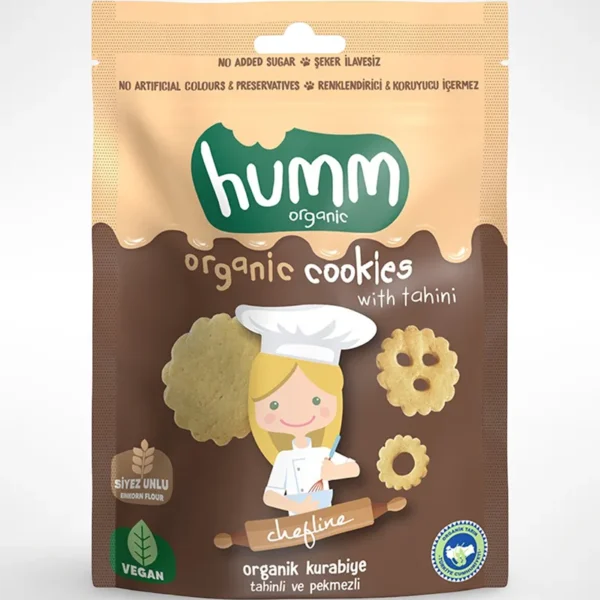 Humm Organik Vegan Tahinli ve Pekmezli Kurabiye 55 g