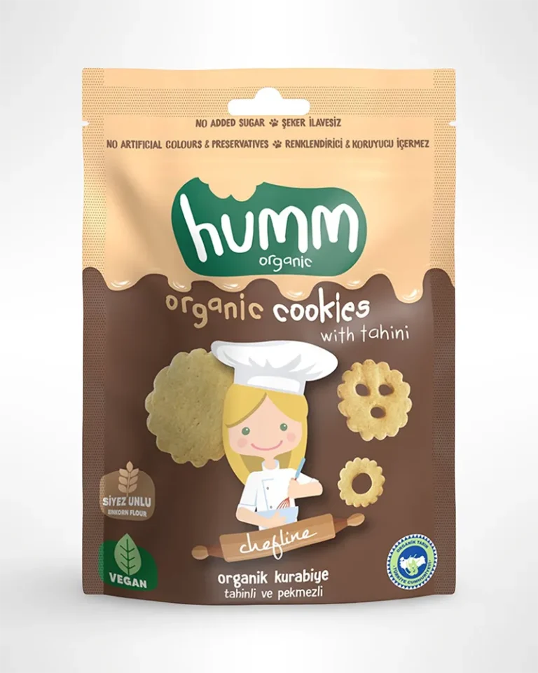 Humm Organik Vegan Tahinli ve Pekmezli Kurabiye 55 g