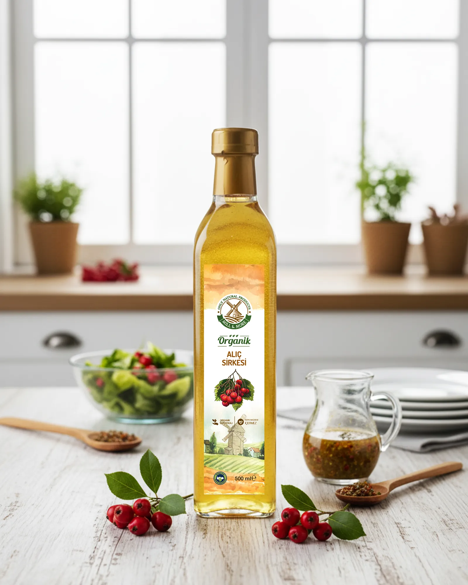 Organik Alıç Sirkesi 500 ml Organik Alıç Sirkesi 500 ml