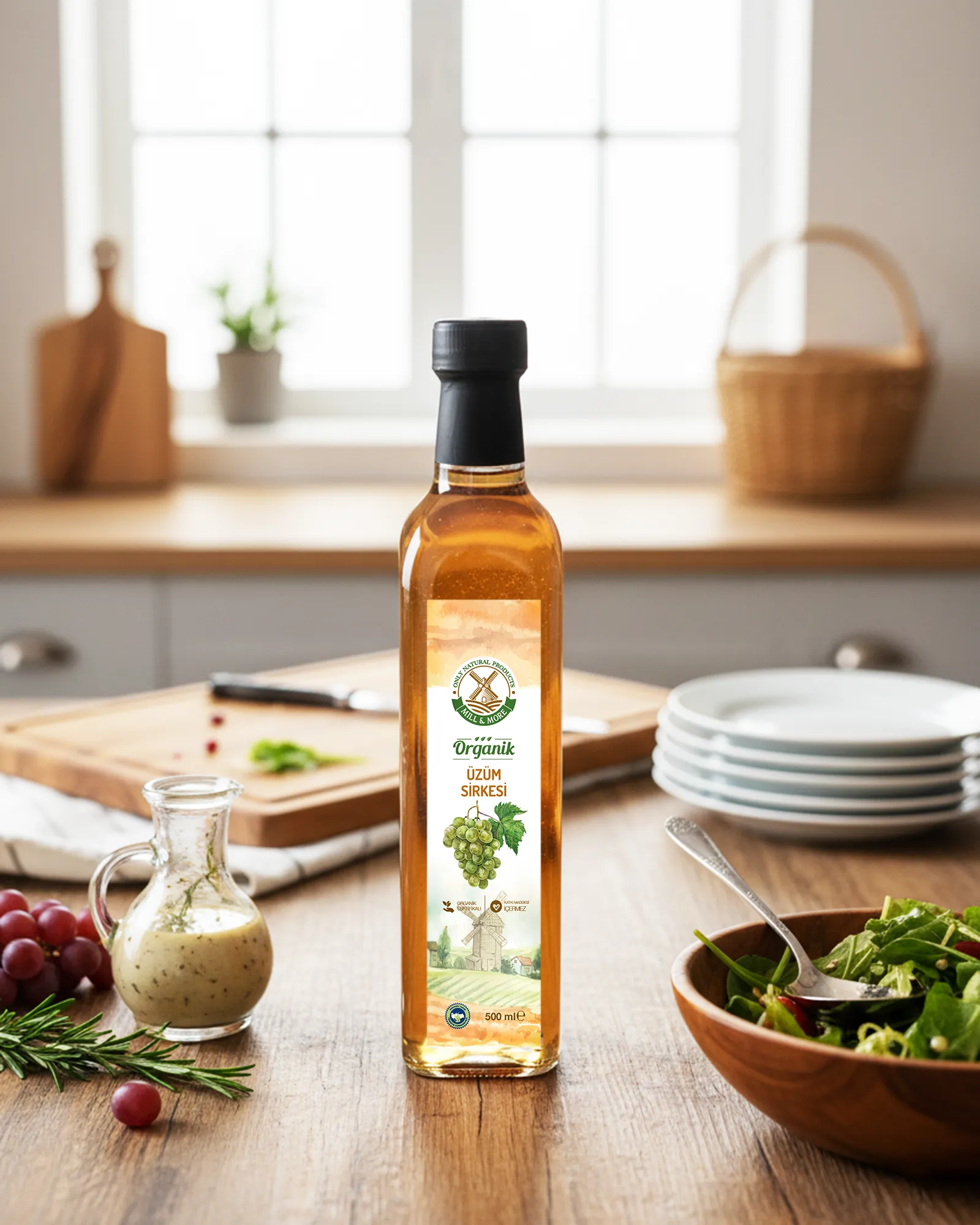 Organik Üzüm Sirkesi 500 ml Organik Üzüm Sirkesi 500 ml