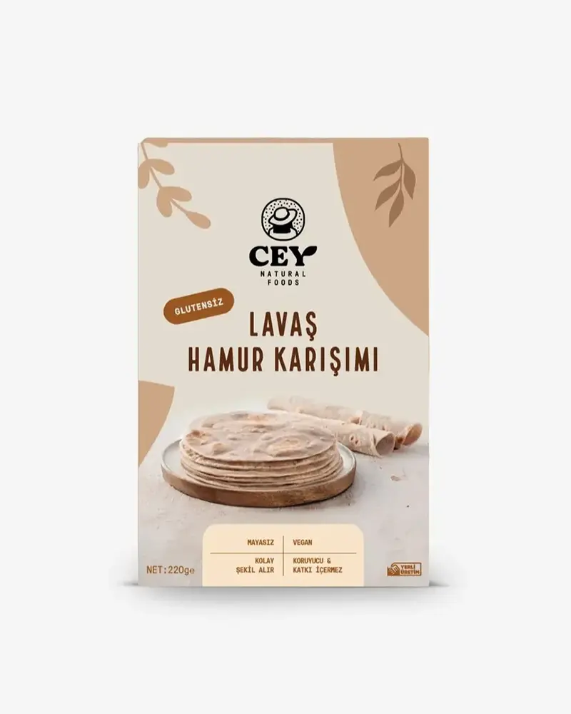 Glutensiz Lavaş Hamur Karışımı 220 g Glutensiz Lavaş Hamur Karışımı 220 g