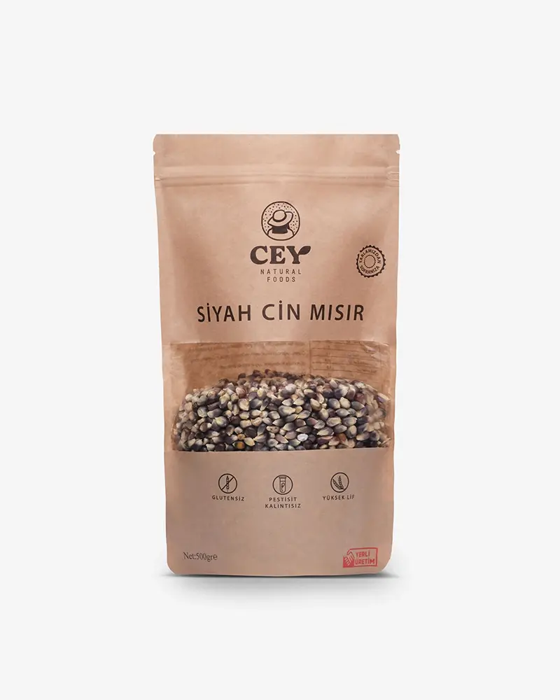 Glutensiz Siyah Cin Mısır 500 g Glutensiz Siyah Cin Mısır 500 g