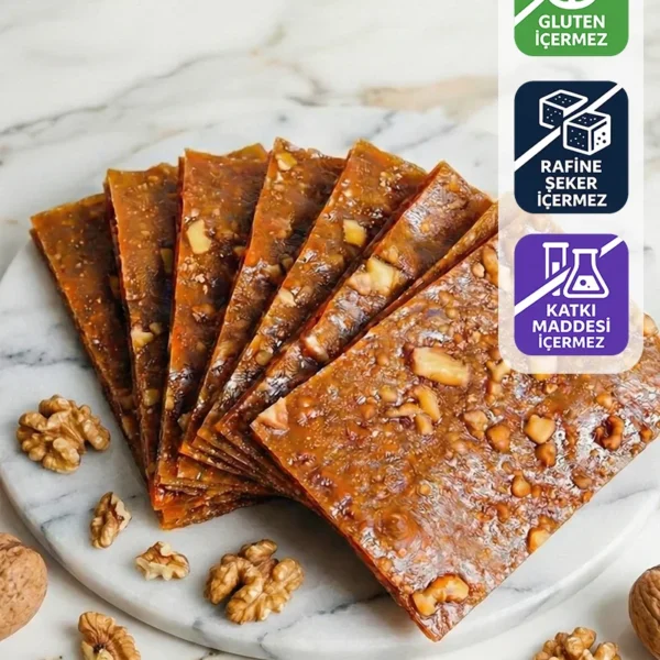 Cevizli Dut Pestili – Glutensiz ve Rafine Şekersiz | Gümüşhane Üretimi