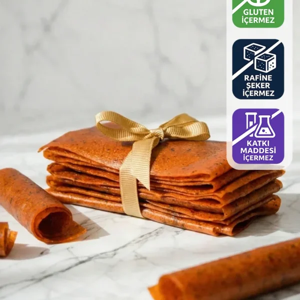 Kayısı Pestili 600 g (Glutensiz - Rafine Şekersiz)