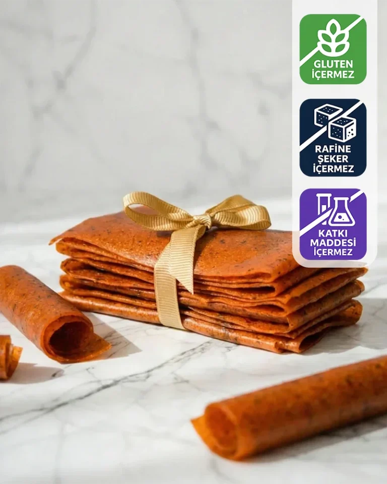 Kayısı Pestili 600 g (Glutensiz - Rafine Şekersiz)