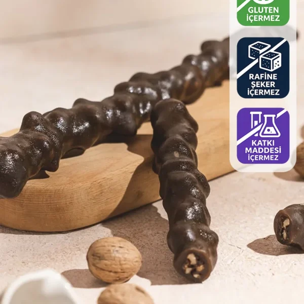 Cevizli Sucuk Köme 500 g (Glutensiz - Rafine Şekersiz)