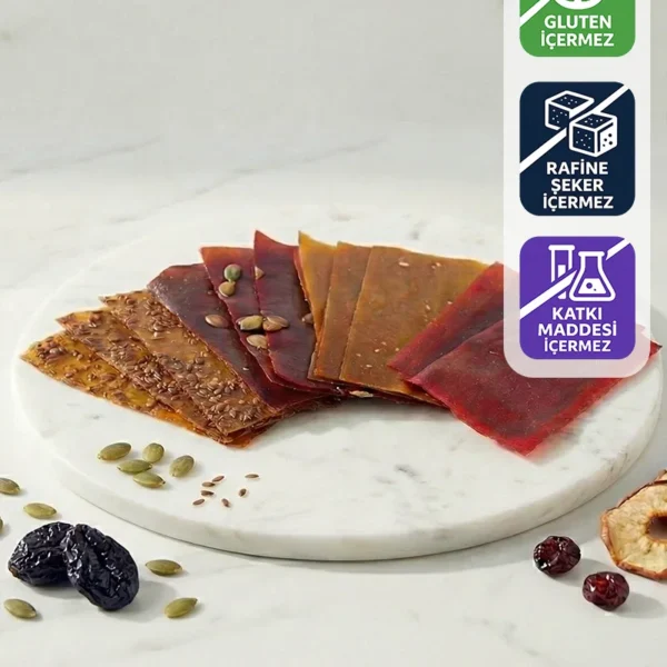 Kids Mix Karışık Meyve Pestili 600 g (Glutensiz - Rafine Şekersiz)