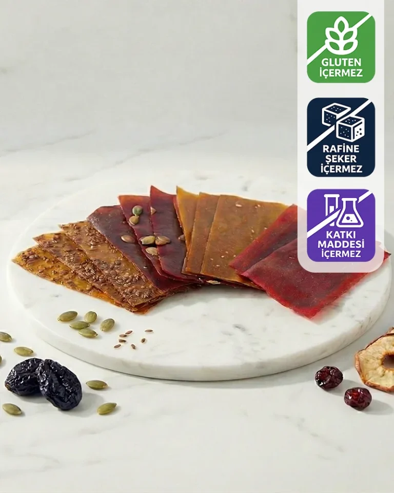 Kids Mix Karışık Meyve Pestili 600 g (Glutensiz - Rafine Şekersiz)