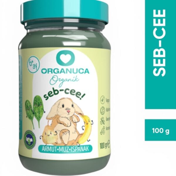 Organuca Seb-Cee 100 g Püre - (Armut, Muz, Ispanak) Paketi Görseli